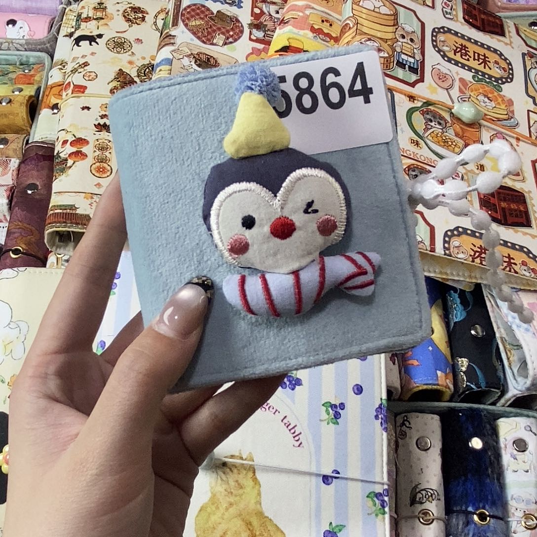 织绣豆豆本活页送纸5864