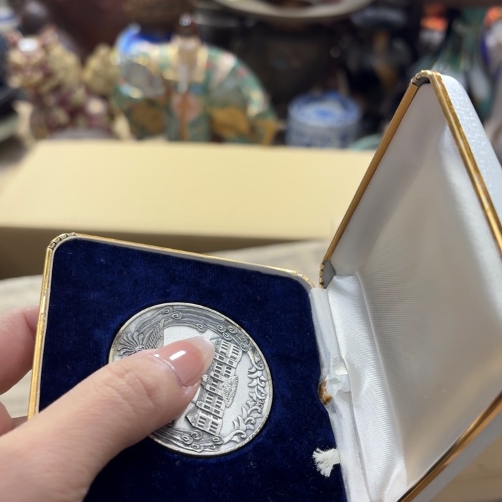 金属古美术置物摆件