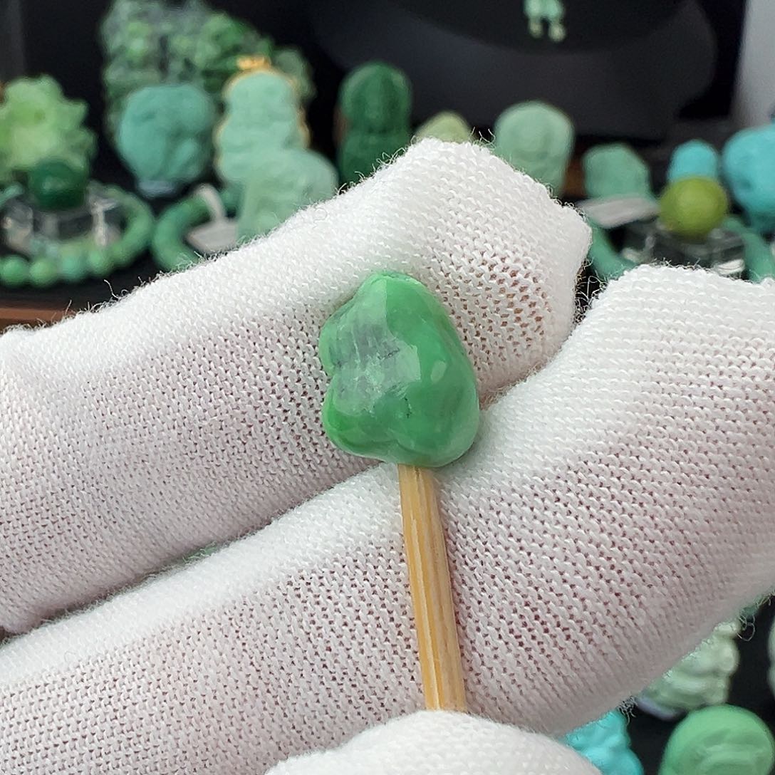 绿松石未镶嵌绿松石主播璐璐