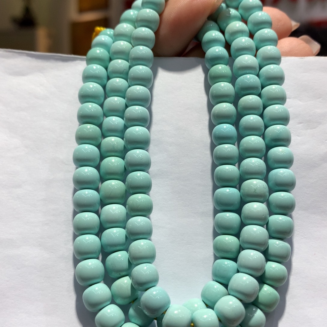 未镶嵌绿松石长链