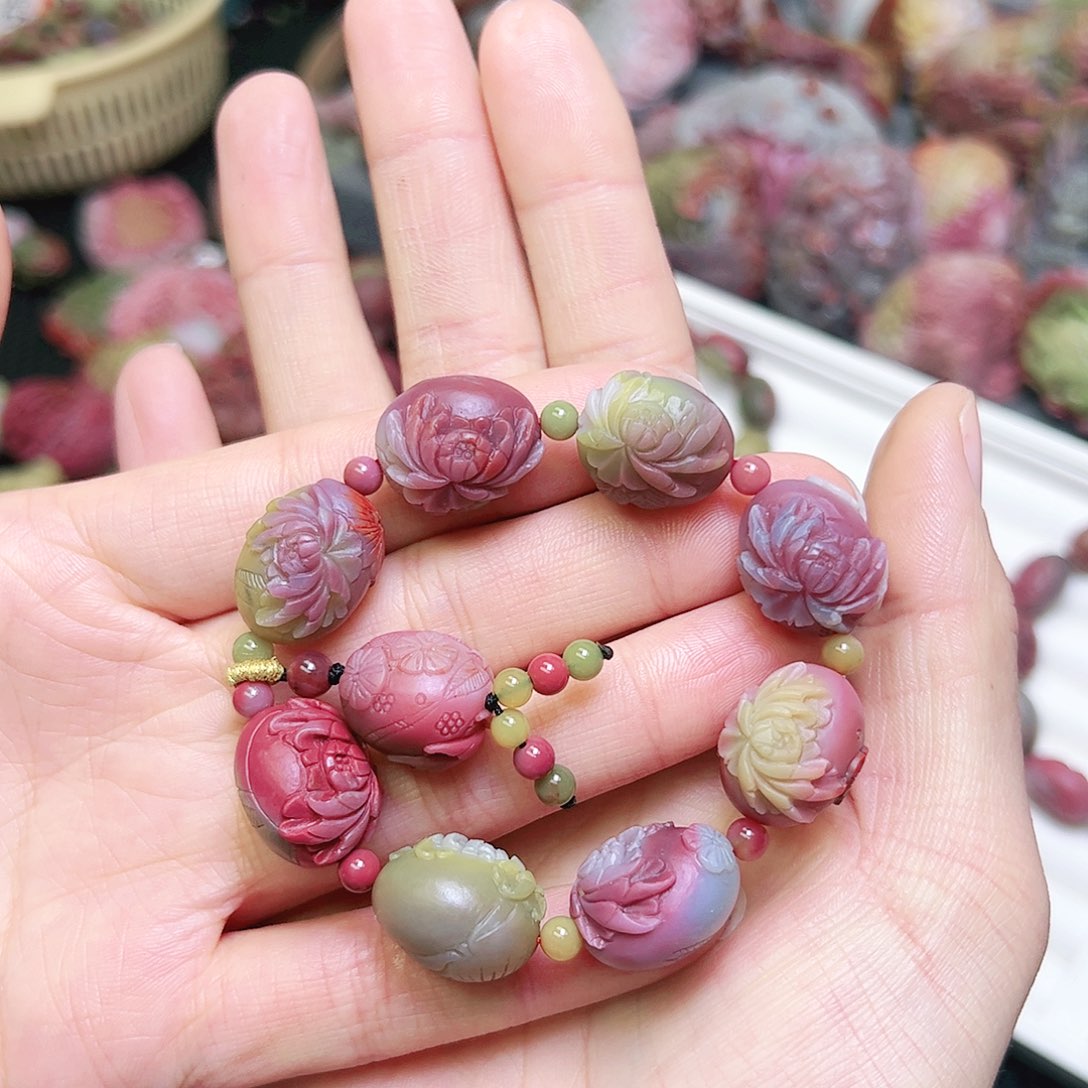 玛瑙/玉髓颈饰未镶嵌冬****6手串