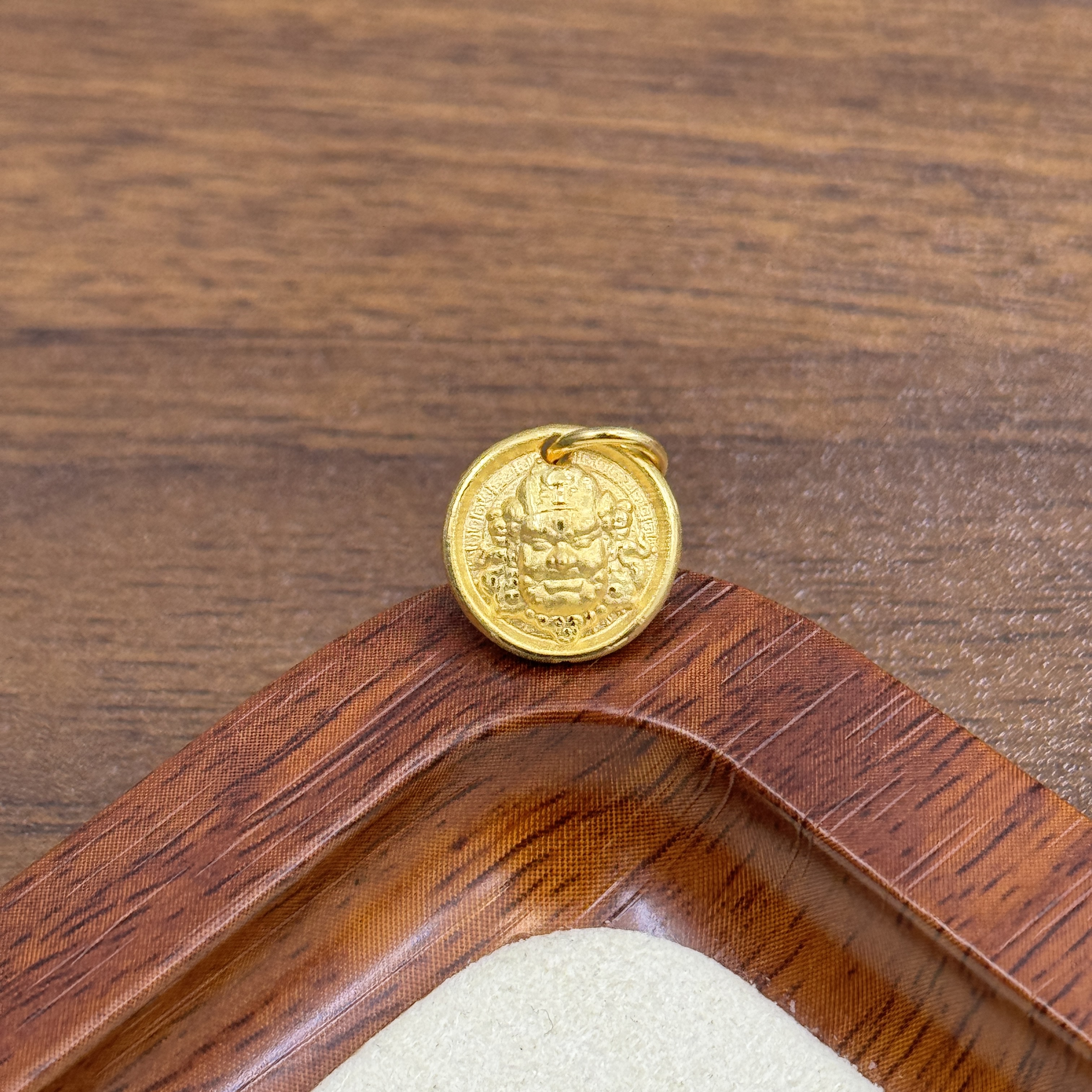 顺鑫黄金足金999卡11黄财神首饰配件DP2146-0830