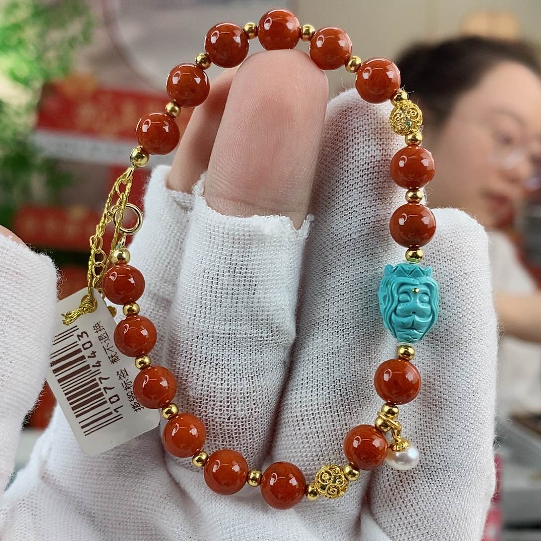 绿松石珠宝奇石银S925镀金镶嵌