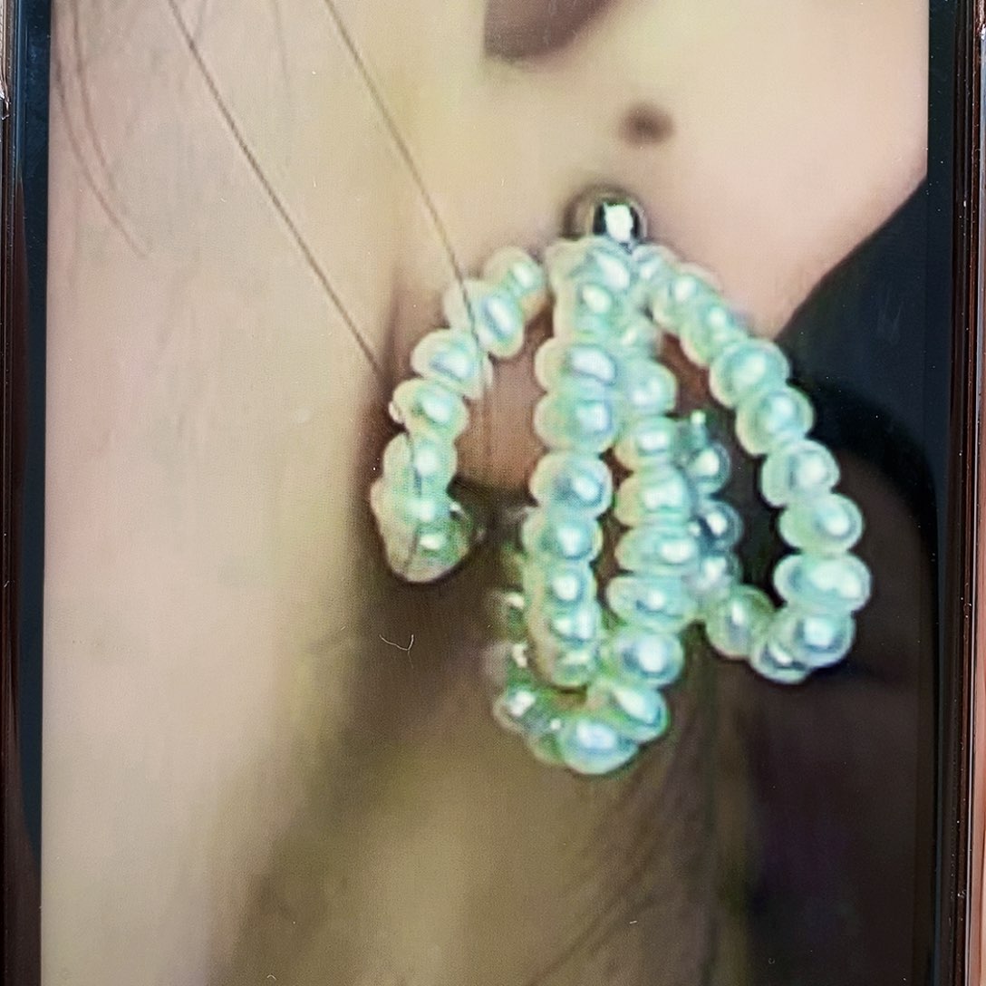 银S925镶嵌淡水珍珠特价耳饰故*