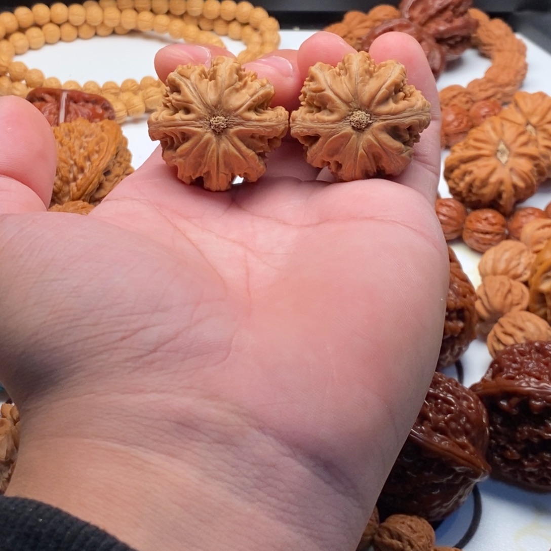 文玩核桃手串36全品楸八棱