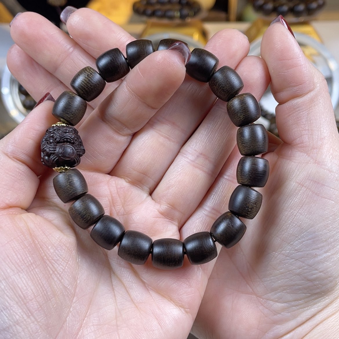 【闪购商品】沉香手串泰**七越南芽庄白棋楠