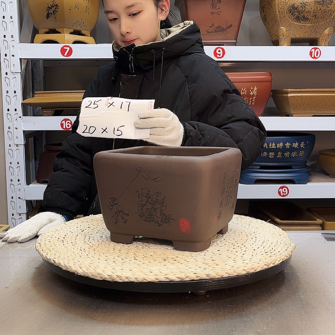 紫砂花盆紫砂花盆