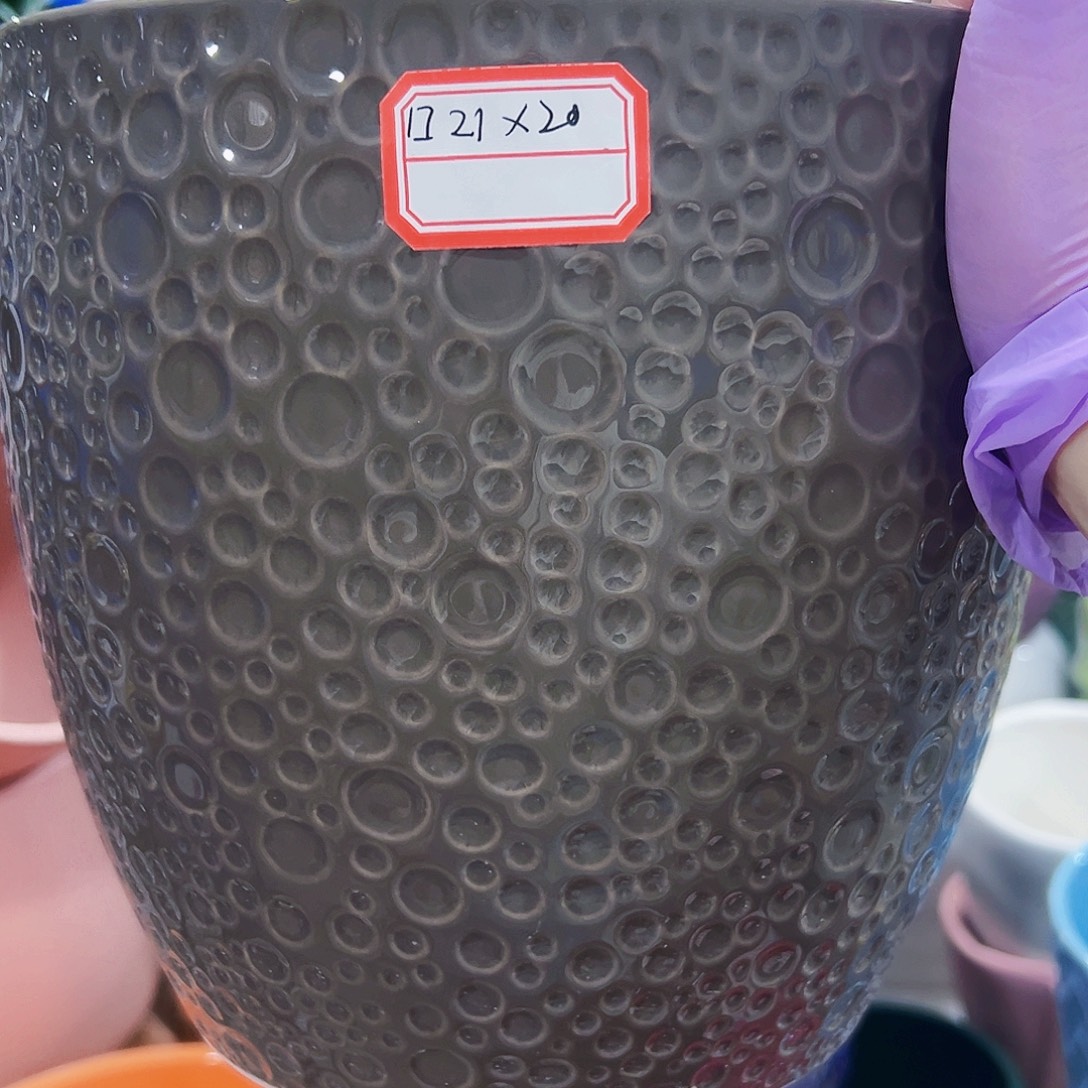 有孔外贸尾单陶瓷花盆凑单10米包邮