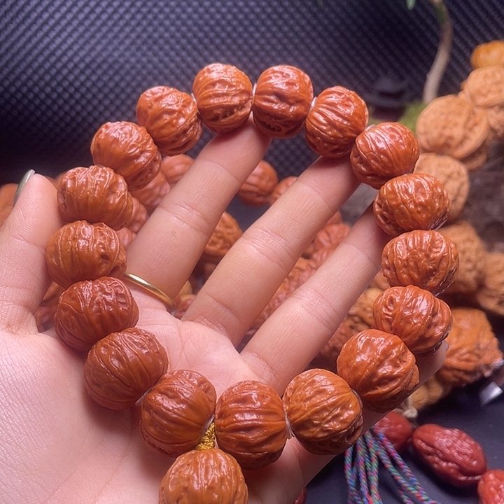 天***仙手串文玩核桃树王京八棱