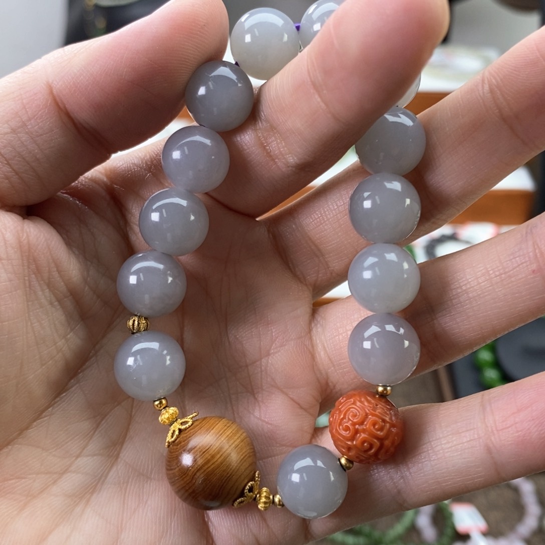 和田玉手串未镶嵌