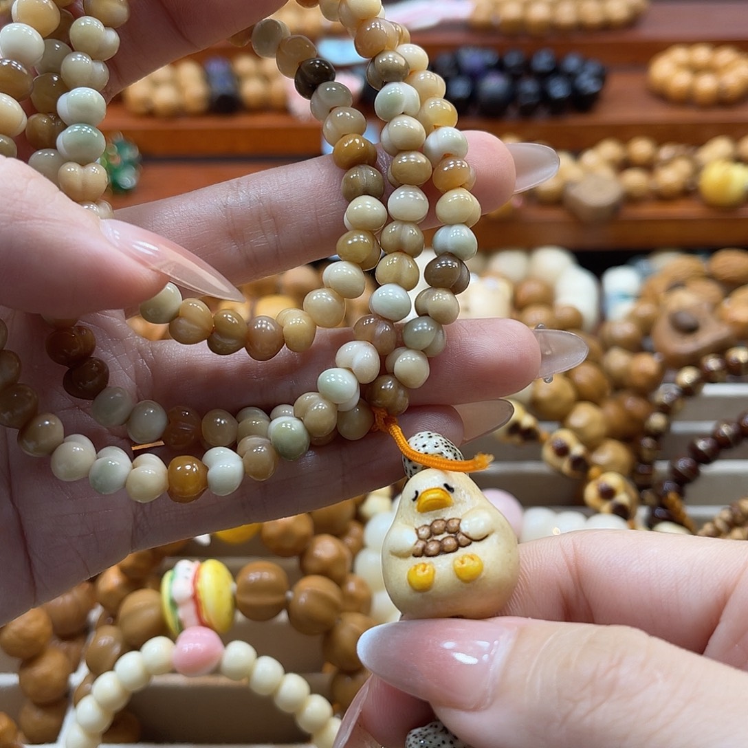 妞***妞菩提手串/手链龙脊脖挂搭配库克提溜小鸡