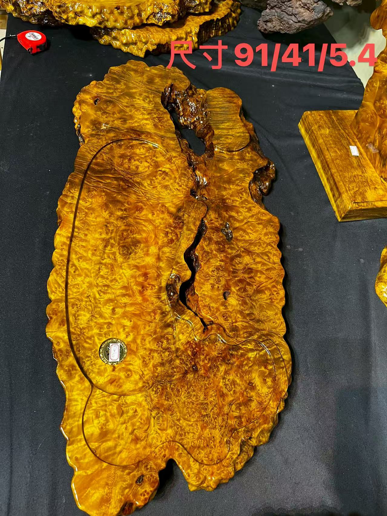 黄金樟家居茶盘纯手工制作整体无拼接茶台实木