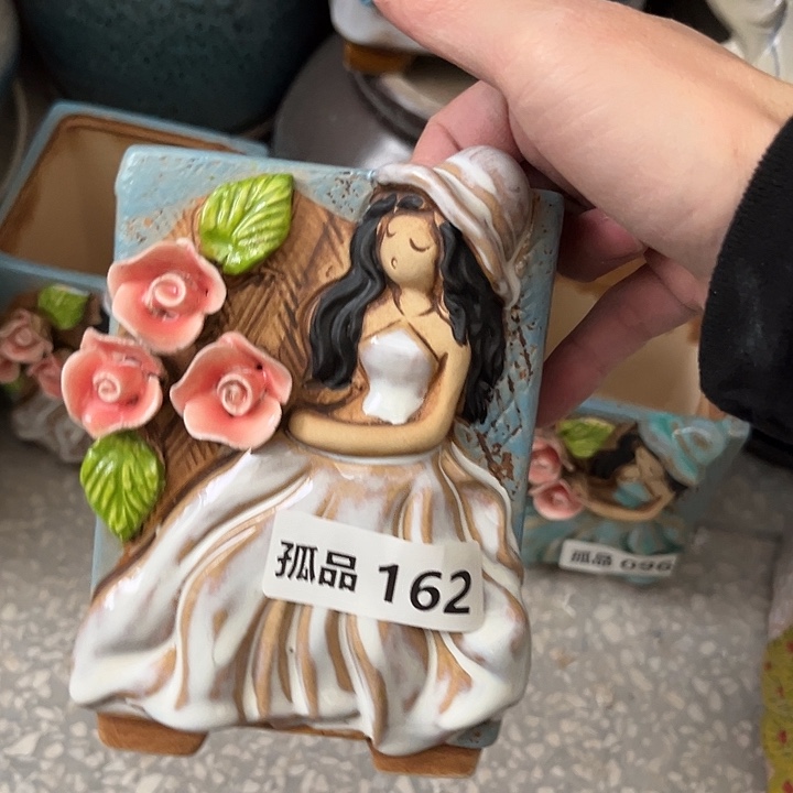 粗陶材质多肉花盆孤品162