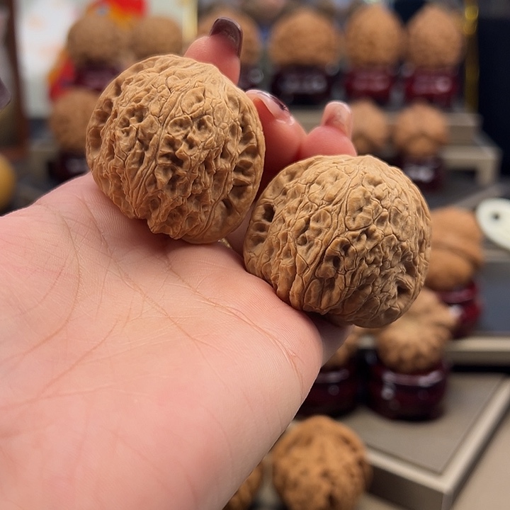 文玩核桃把件41 泥鳅背b-022