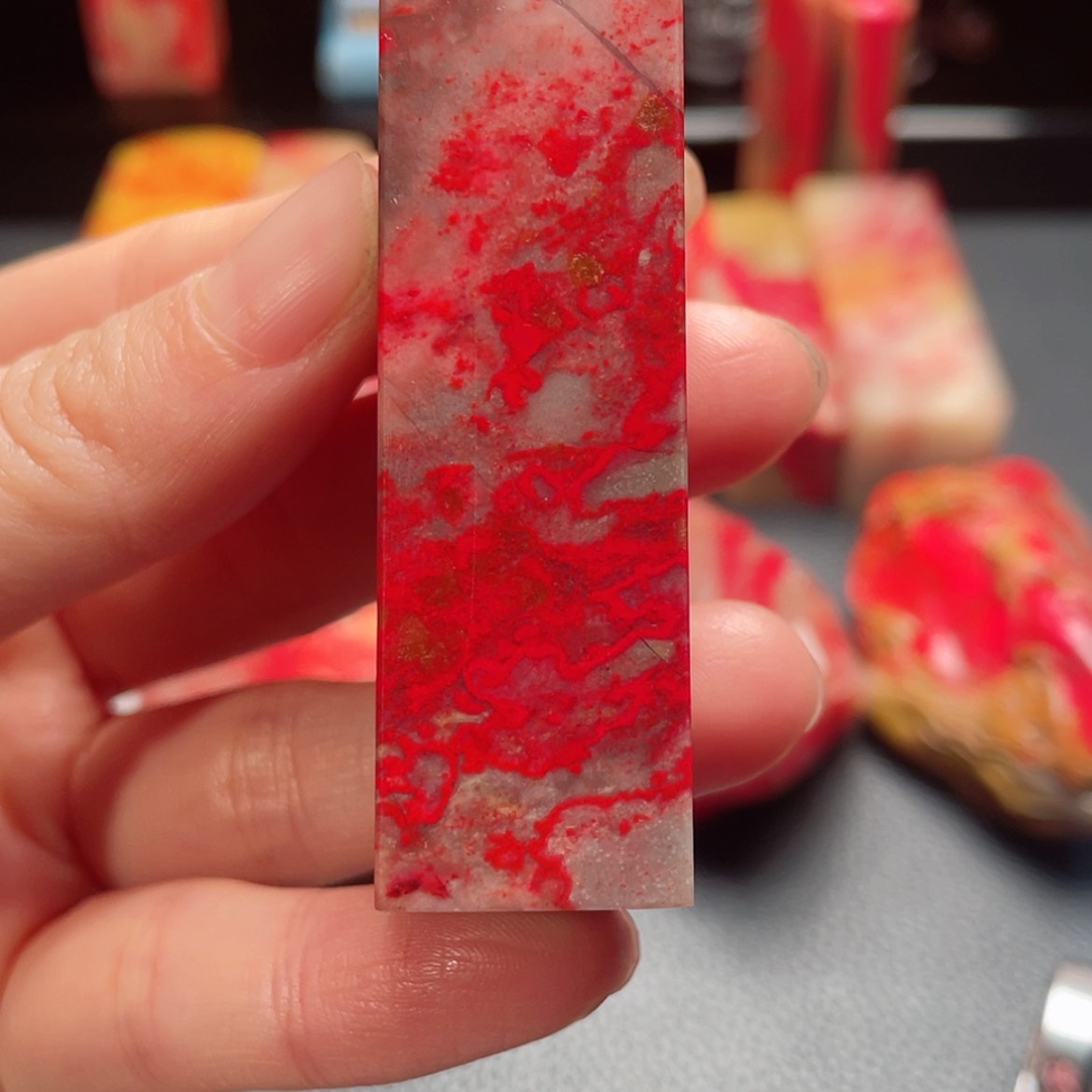 【闪购商品】昌化鸡血石李*彤邵氏鸡血石