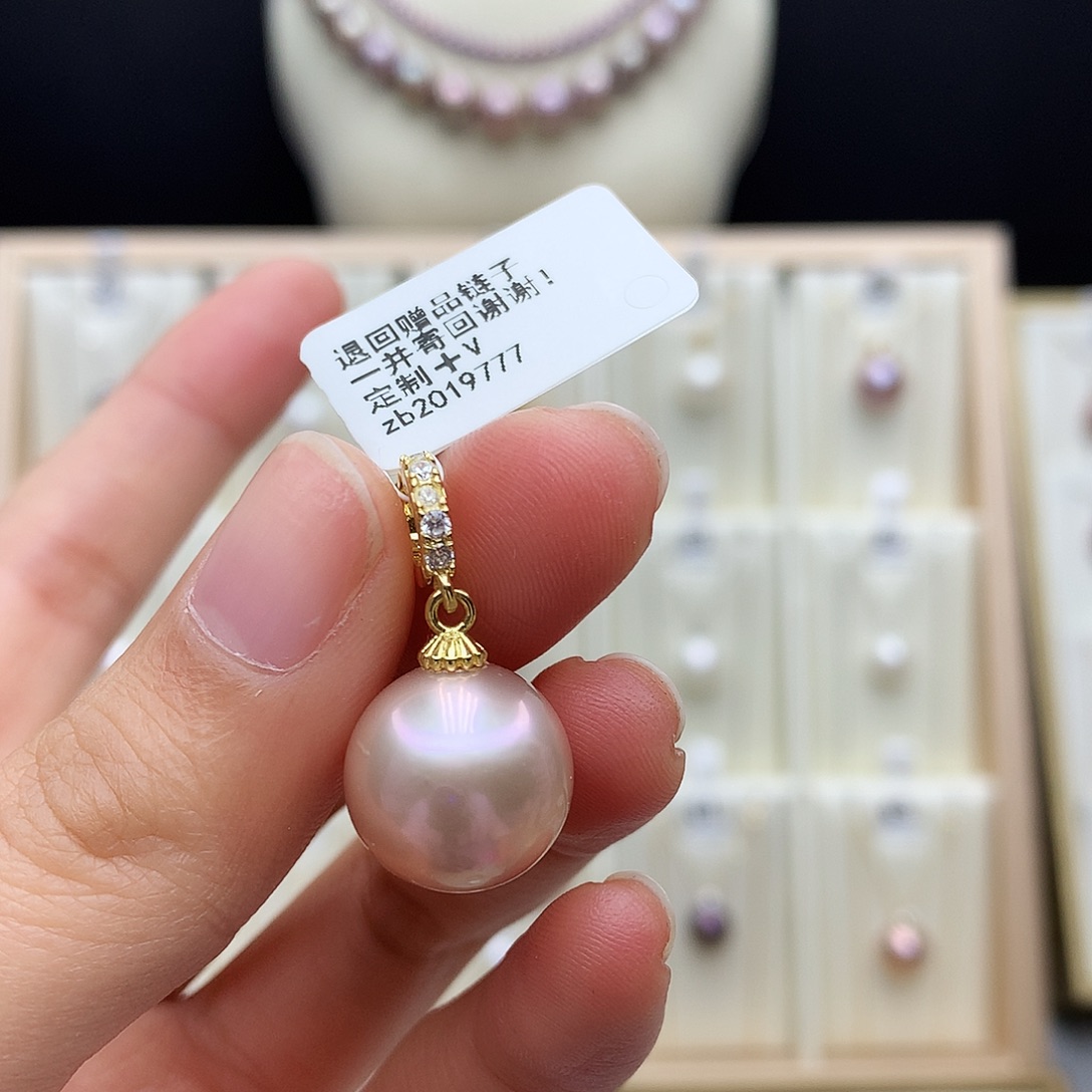 颈饰合金淡水珍珠