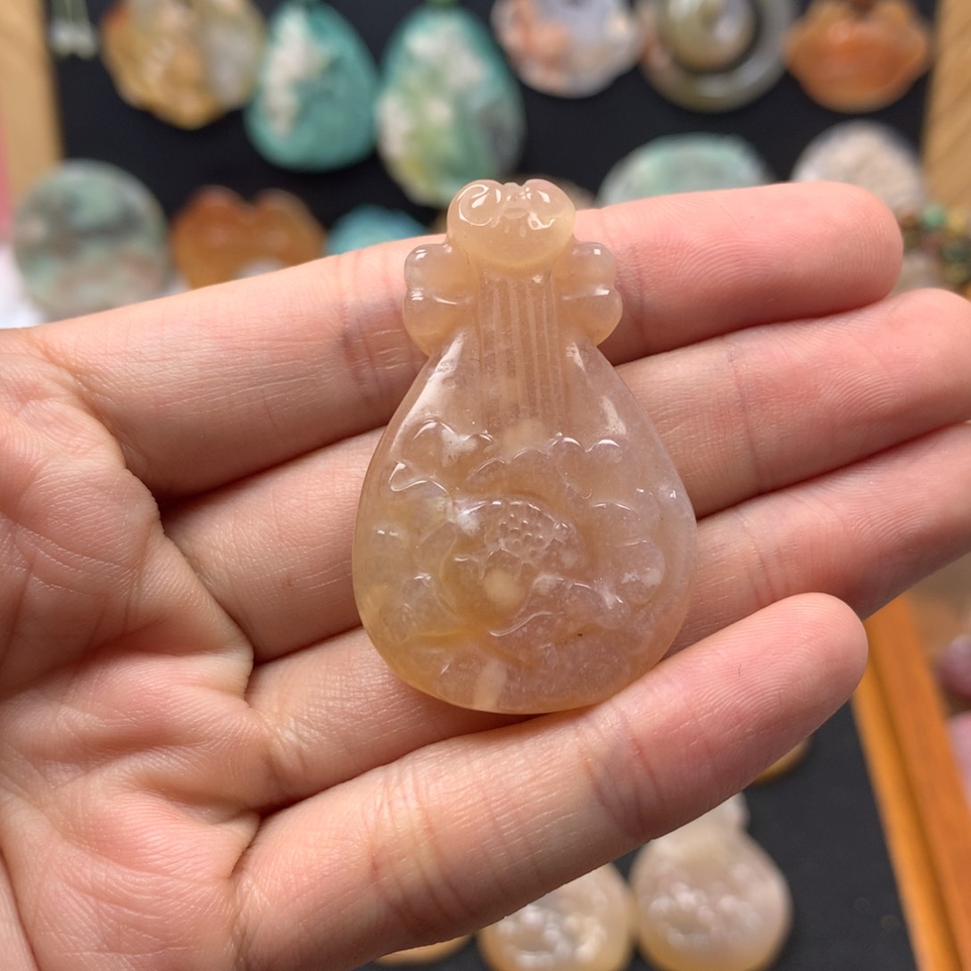 查罗石合金颈饰静*淘