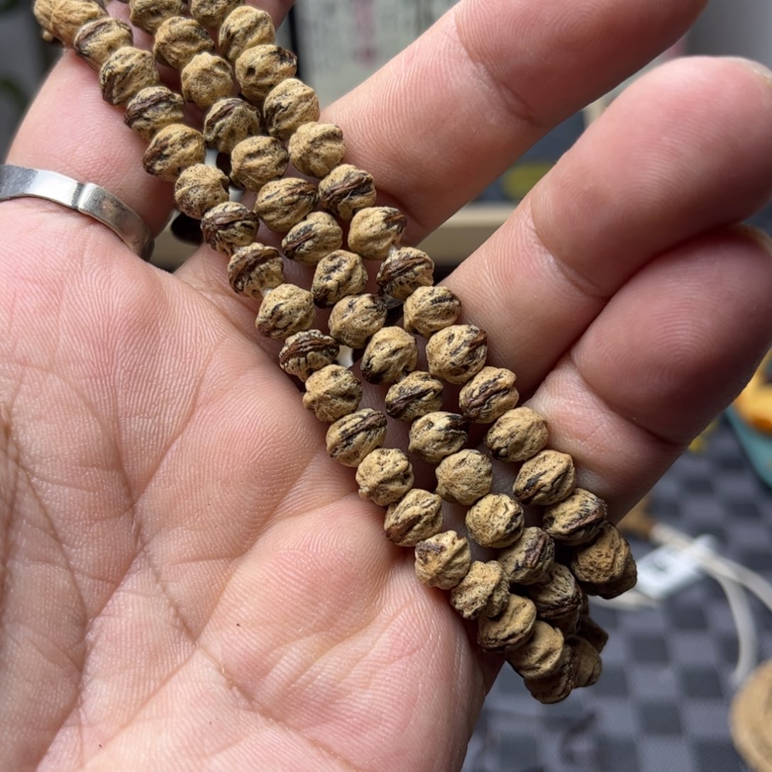 吊坠柏香籽/百香籽横打红芽原桩7+