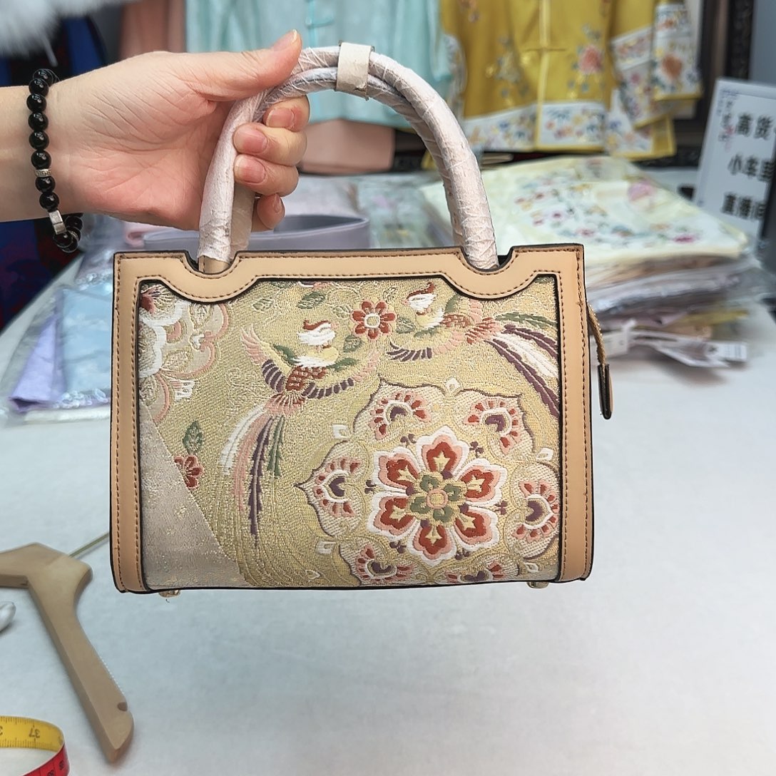 西阵织方包手提包