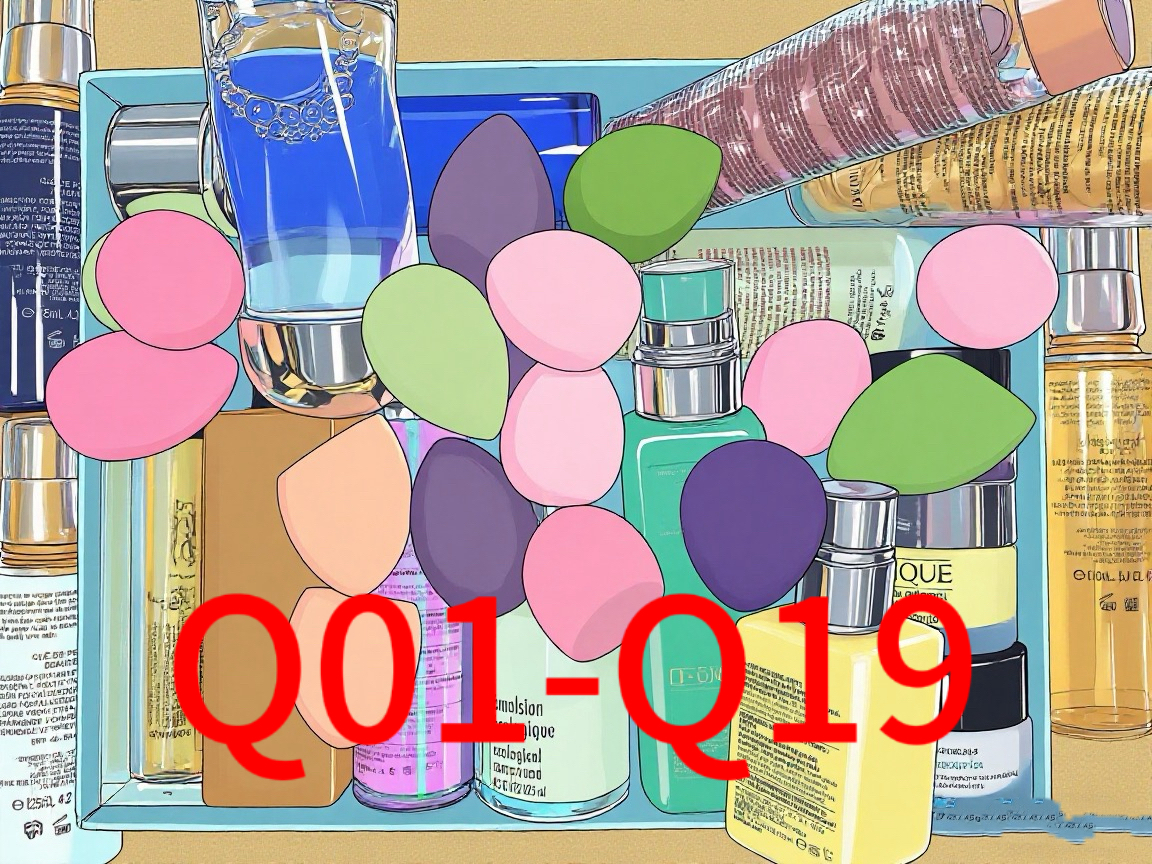 美妆蛋化妆专用护肤尾货直播Q01-Q19
