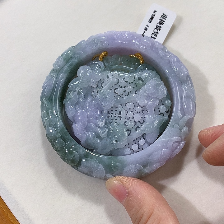 翡翠未镶嵌手镯翡翠手镯55.6