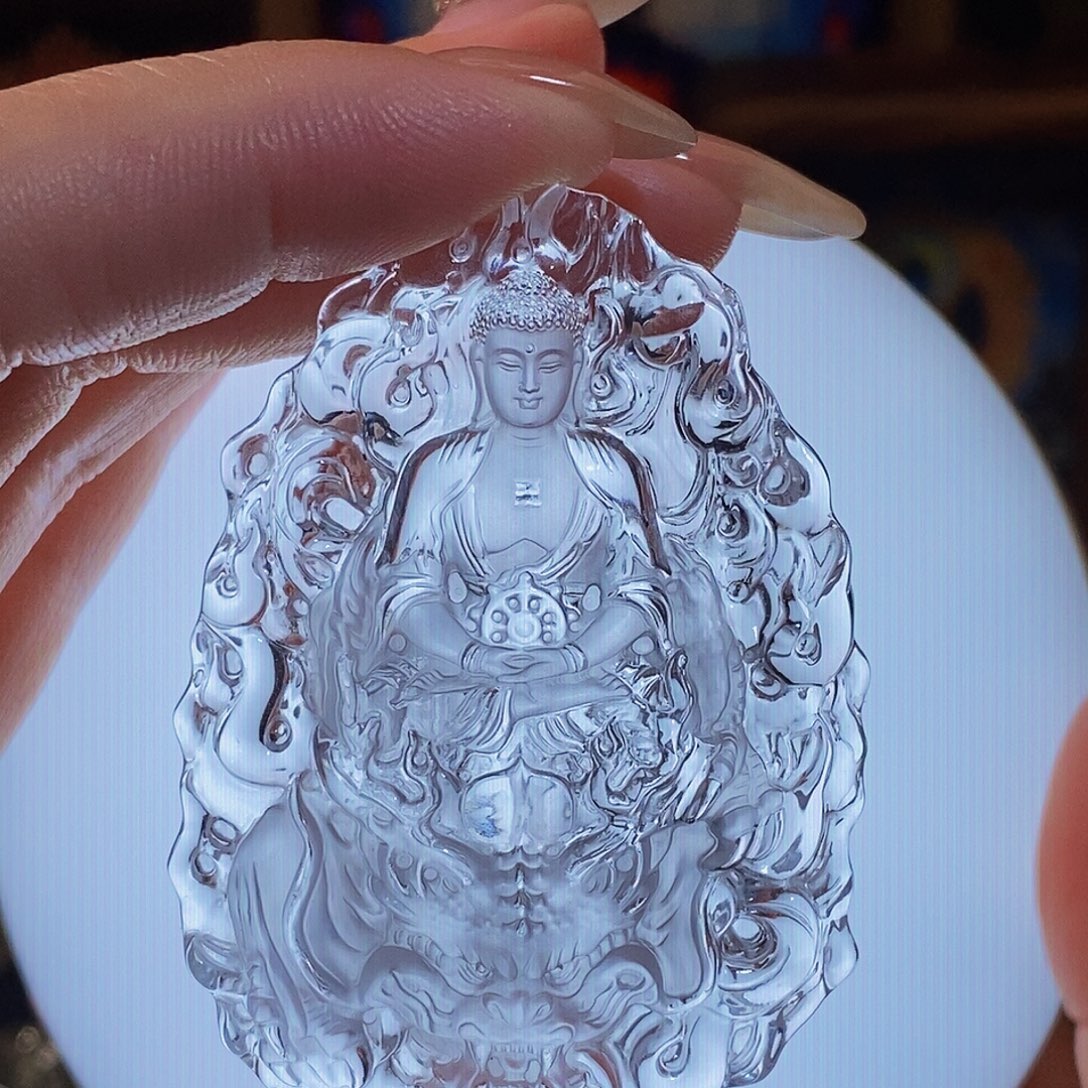 范***生水晶未镶嵌颈饰吊坠