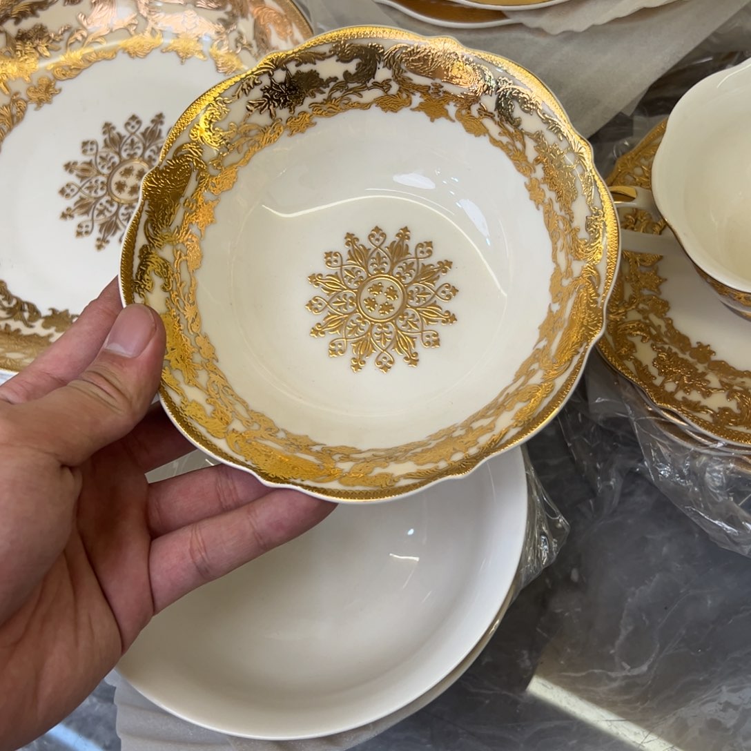 瓷片6寸水果碗两个一单尾单