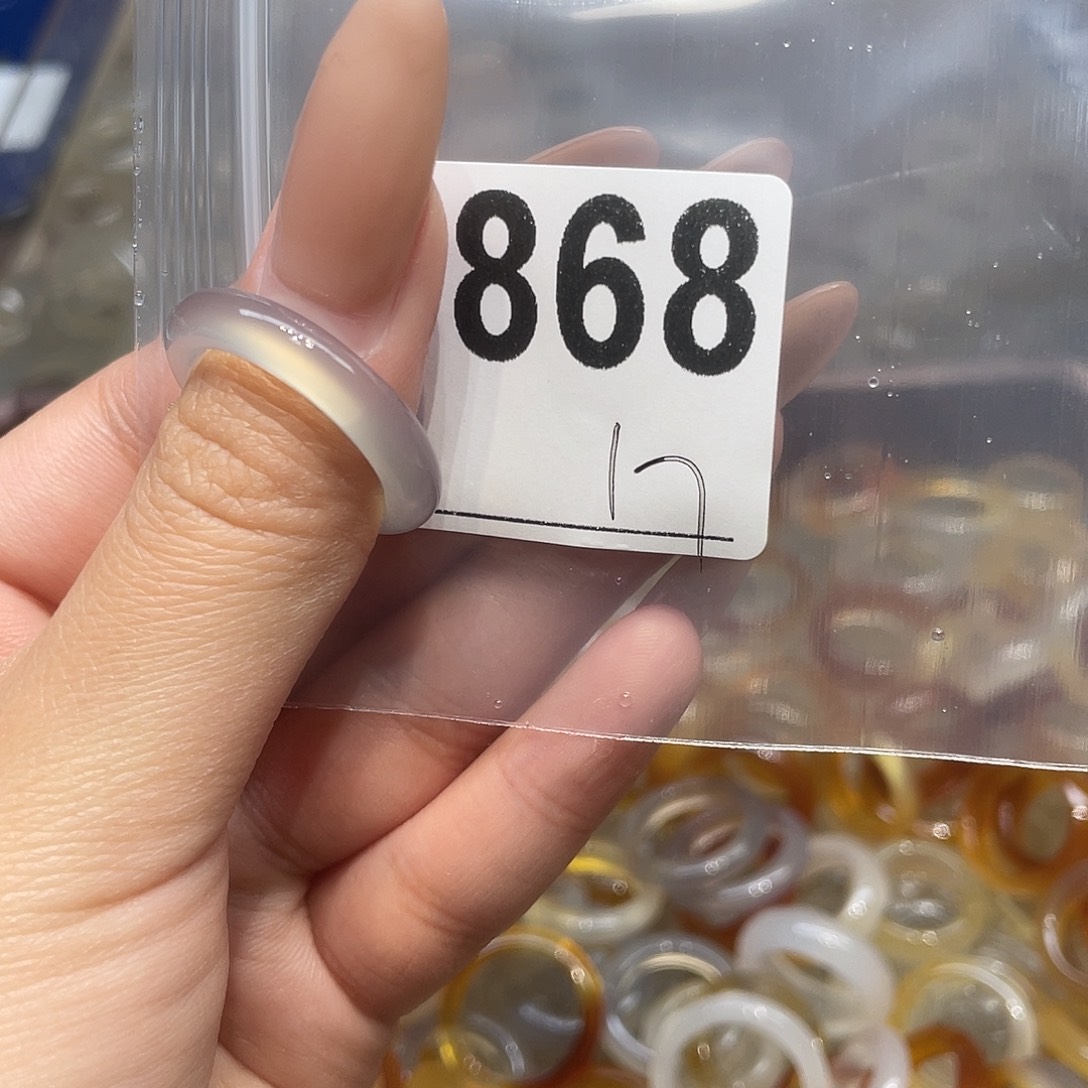 玛瑙/玉髓未镶嵌戒指868