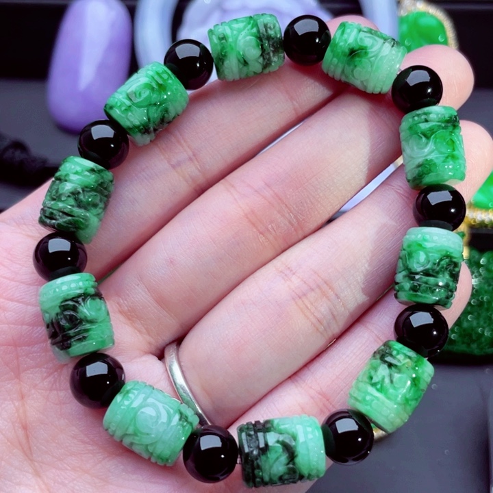 翡翠未镶嵌手串手串