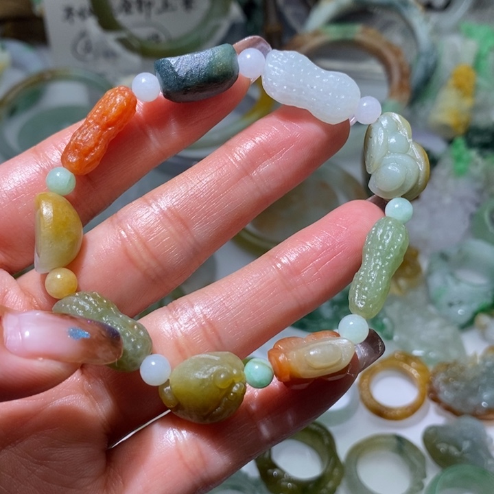 定制翡翠未镶嵌毛货