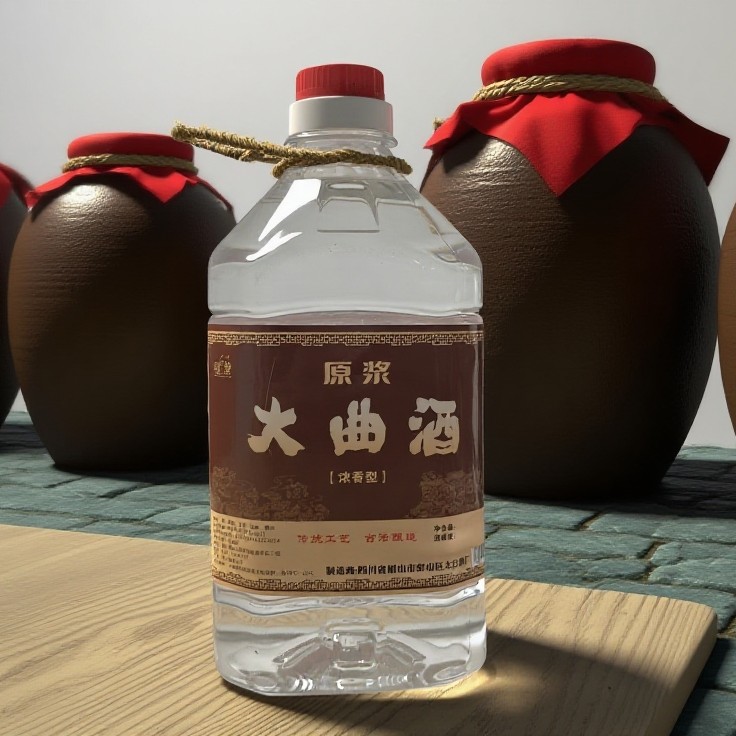 精津［浓香型调味泥窖酒］2008年生产窖酒总酯含量6.72g/L64度2.5L