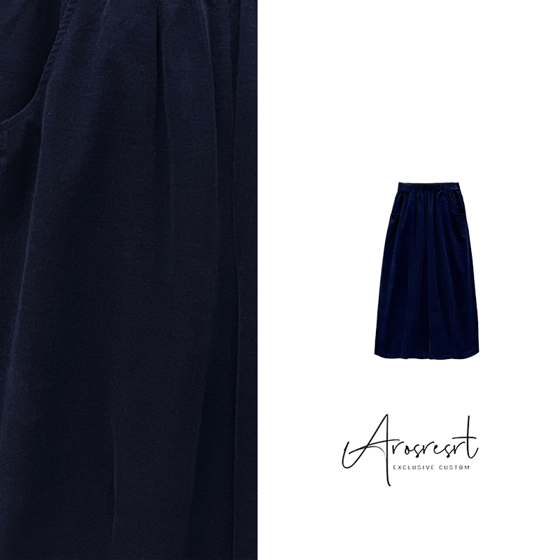 【匹马绒裤】2025秋冬新款新中式复古休闲高腰阔腿裤休闲裤