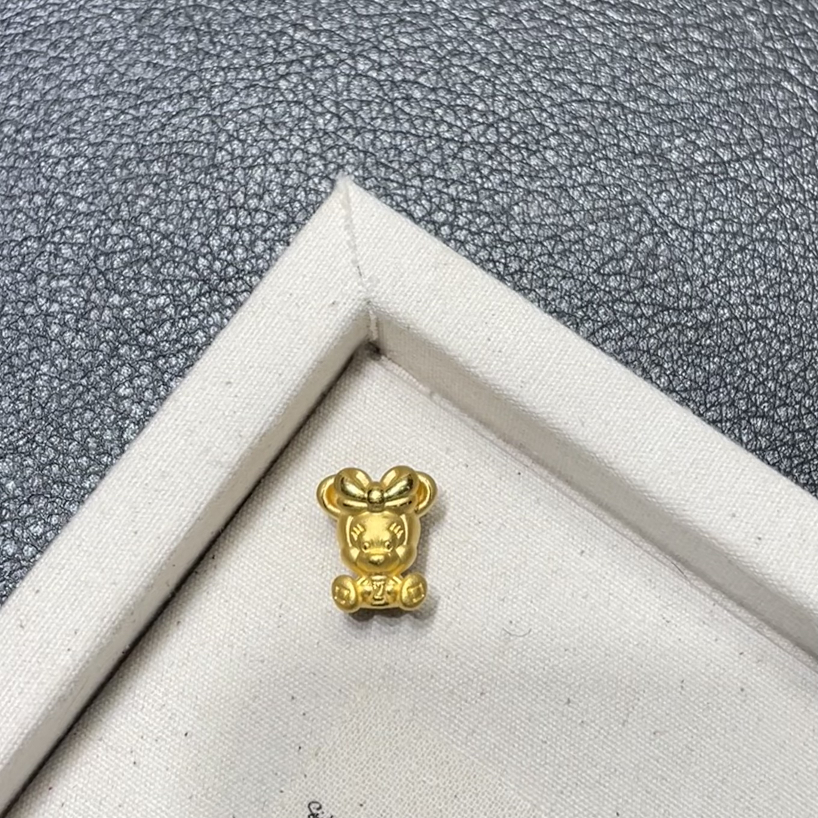 足金999米妮黄金转运珠可爱软萌造型可送女友送朋友