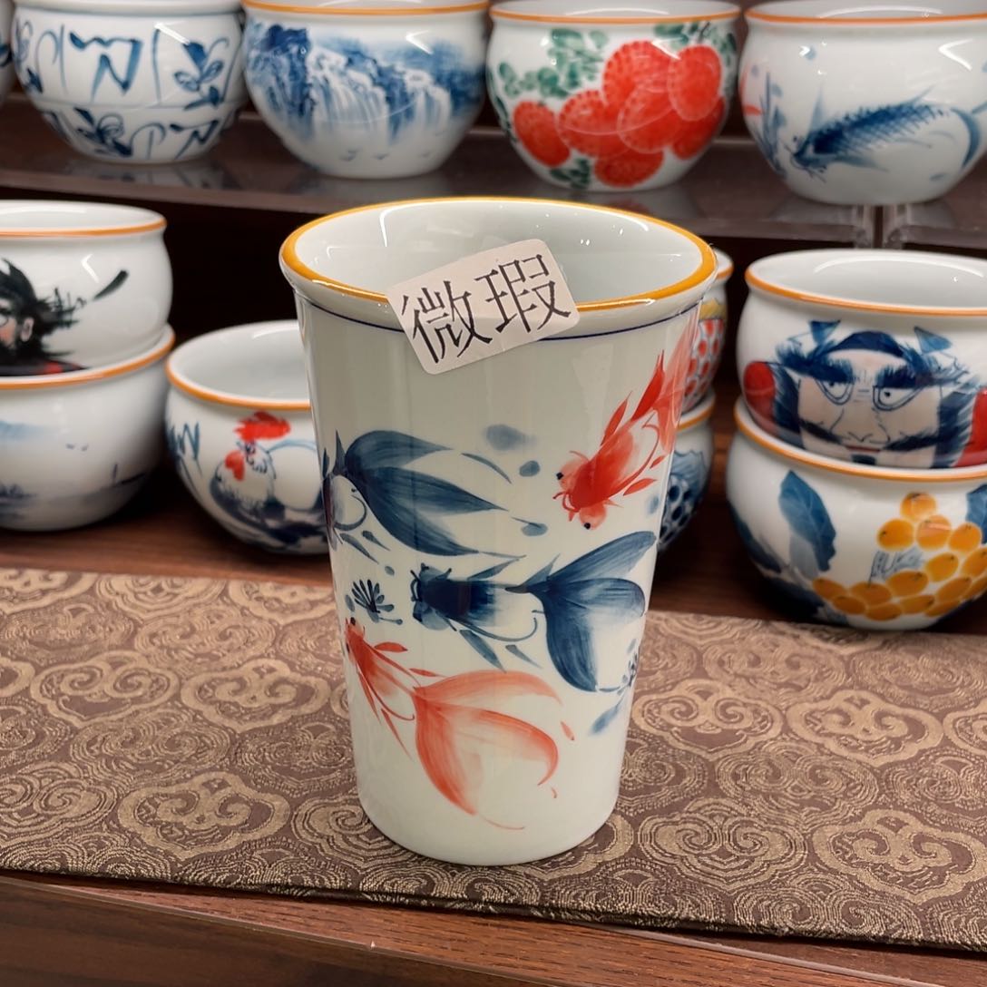 有瑕釉下彩纯手绘