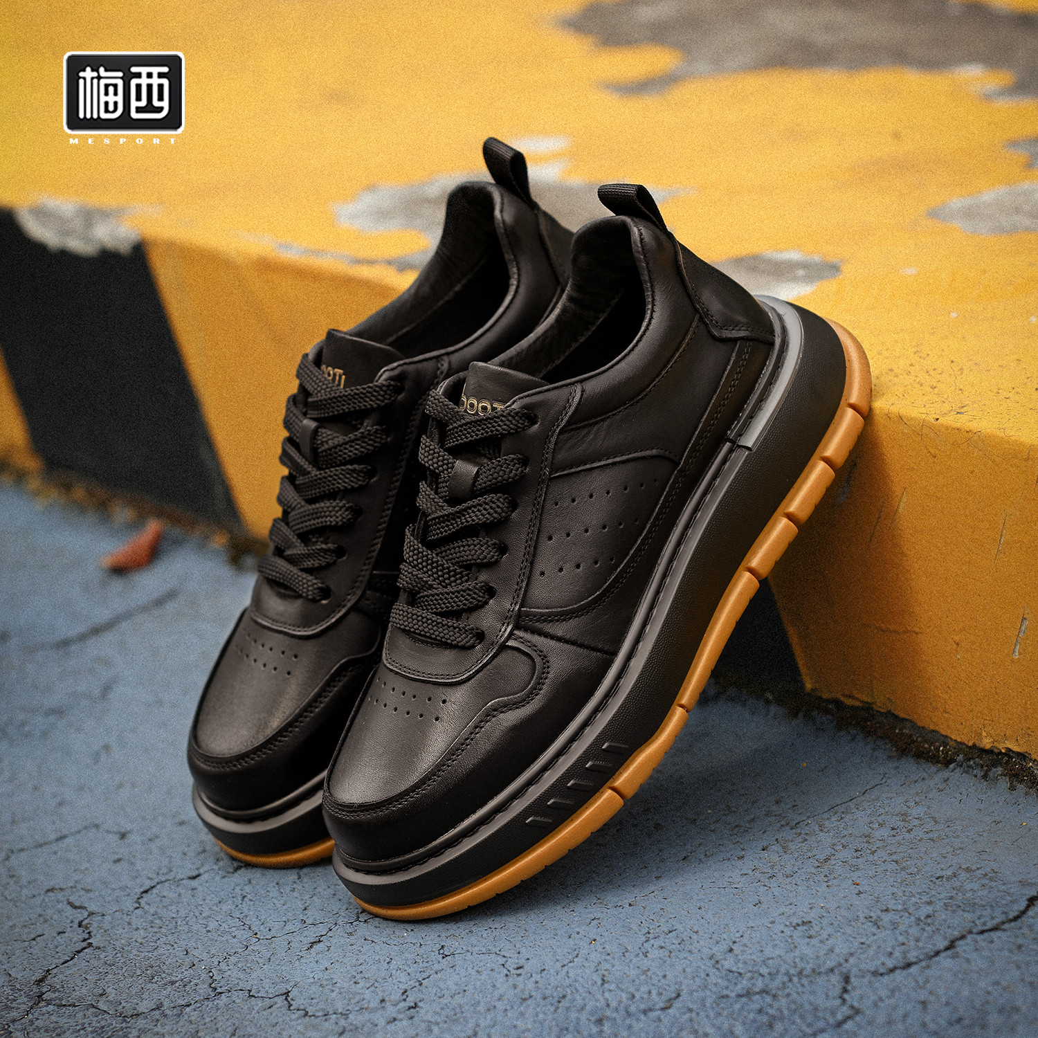 【杜克森】头层牛皮板鞋男款保暖时尚耐磨韩版时尚潮流休闲鞋SH7032