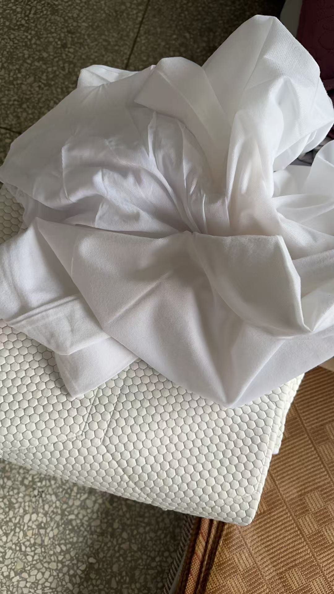 《兵哥外贸》99*191白色化纤防水床笠三件套 发一套