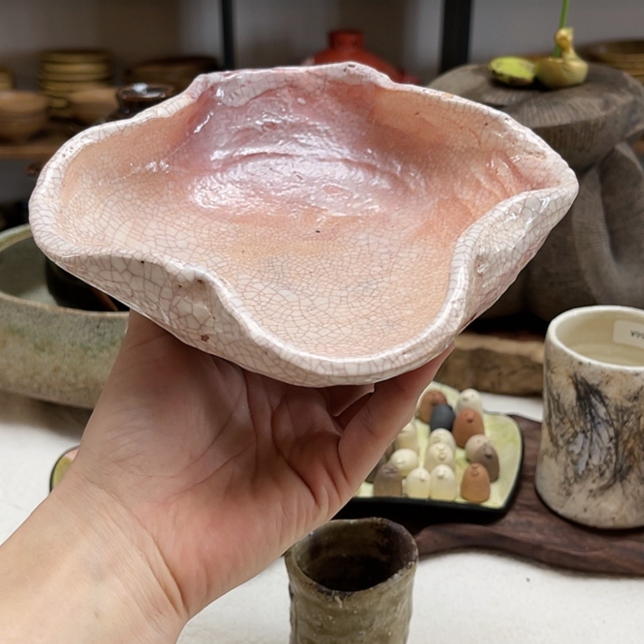 【闪购商品】瓷片小钵好看好看