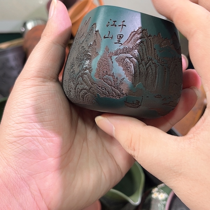 茶杯紫砂全手工紫砂主人杯