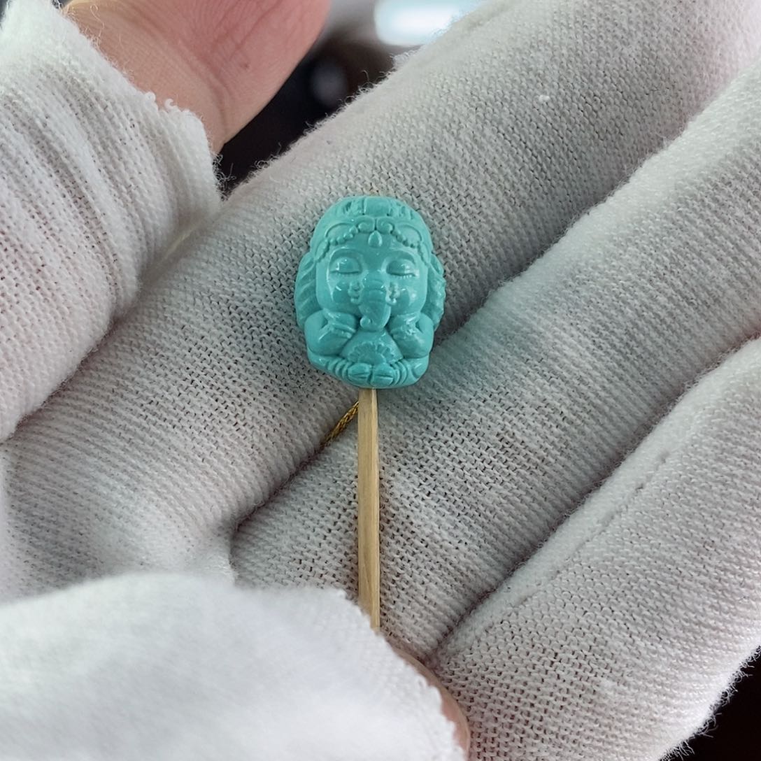 绿松石珠宝奇石未镶嵌