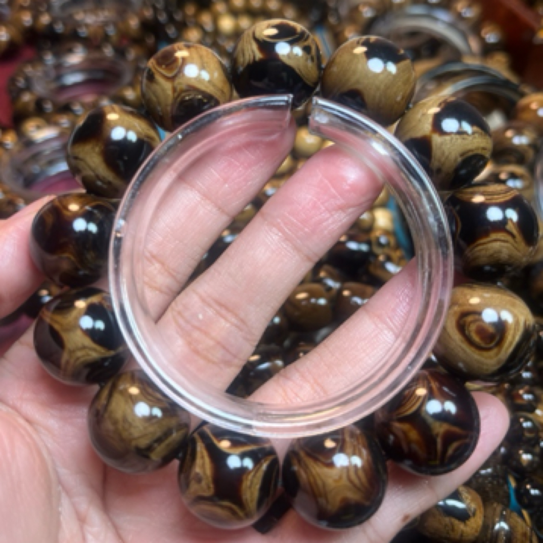 贡木文玩福利放漏款18手串纹理