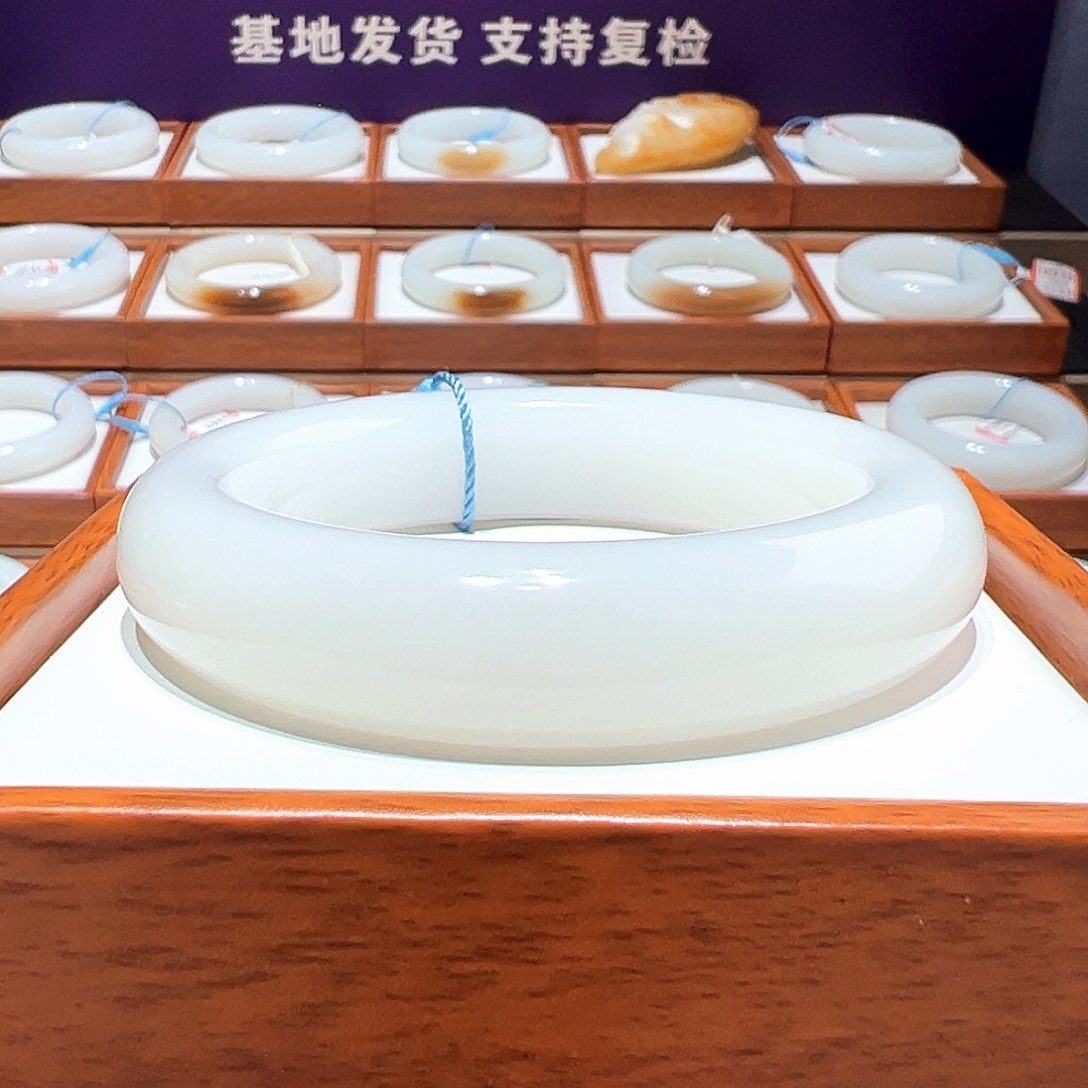 和田玉手镯 56 57未镶嵌