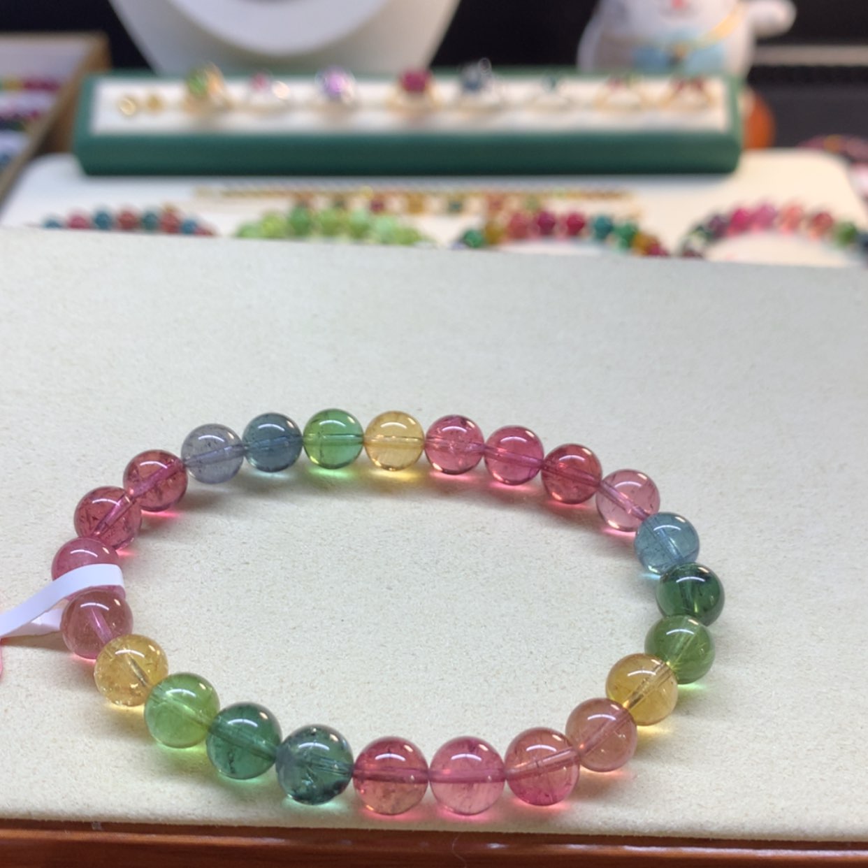 【闪购商品】碧玺手串未镶嵌彩虹8mm