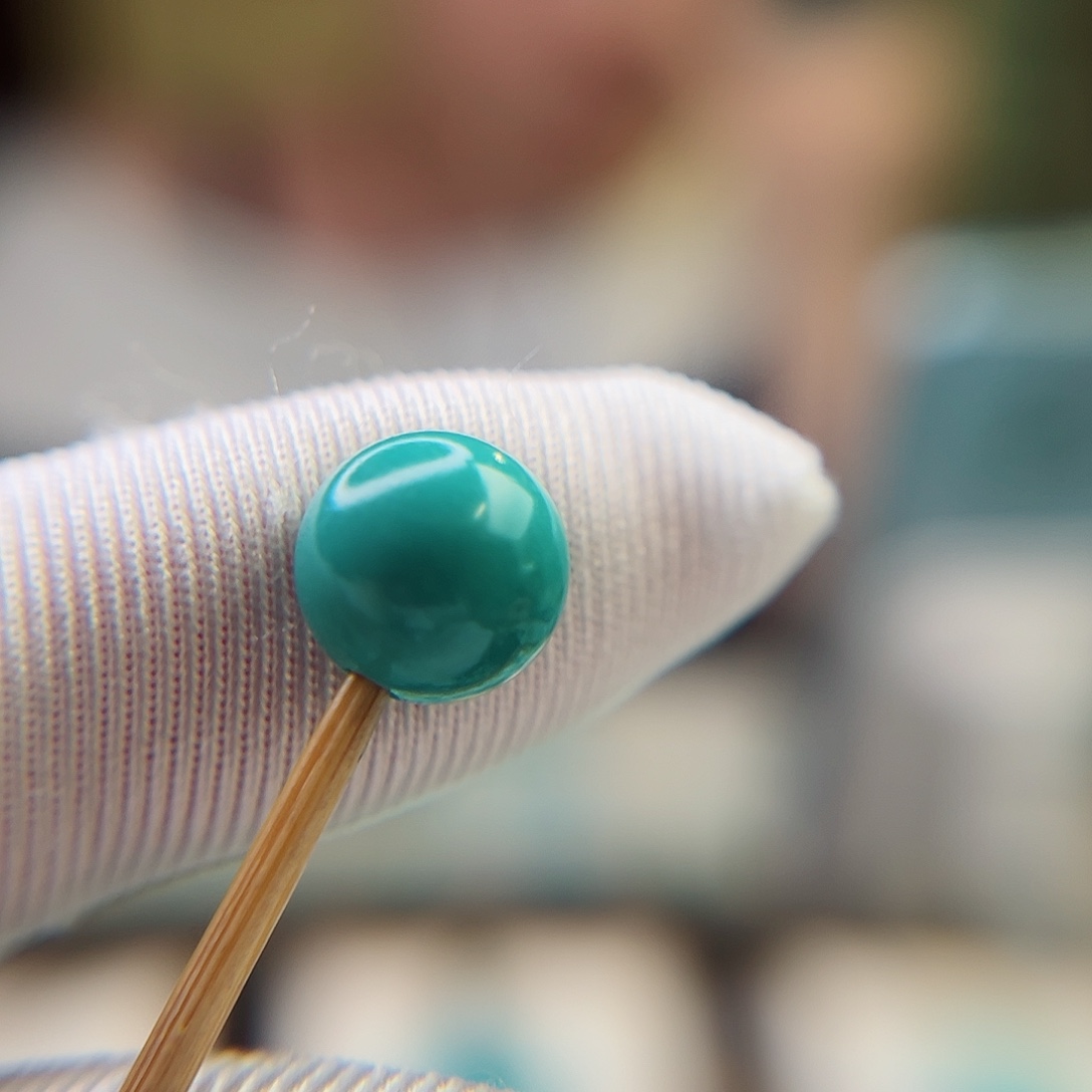 未镶嵌绿松石珠宝奇石9.5