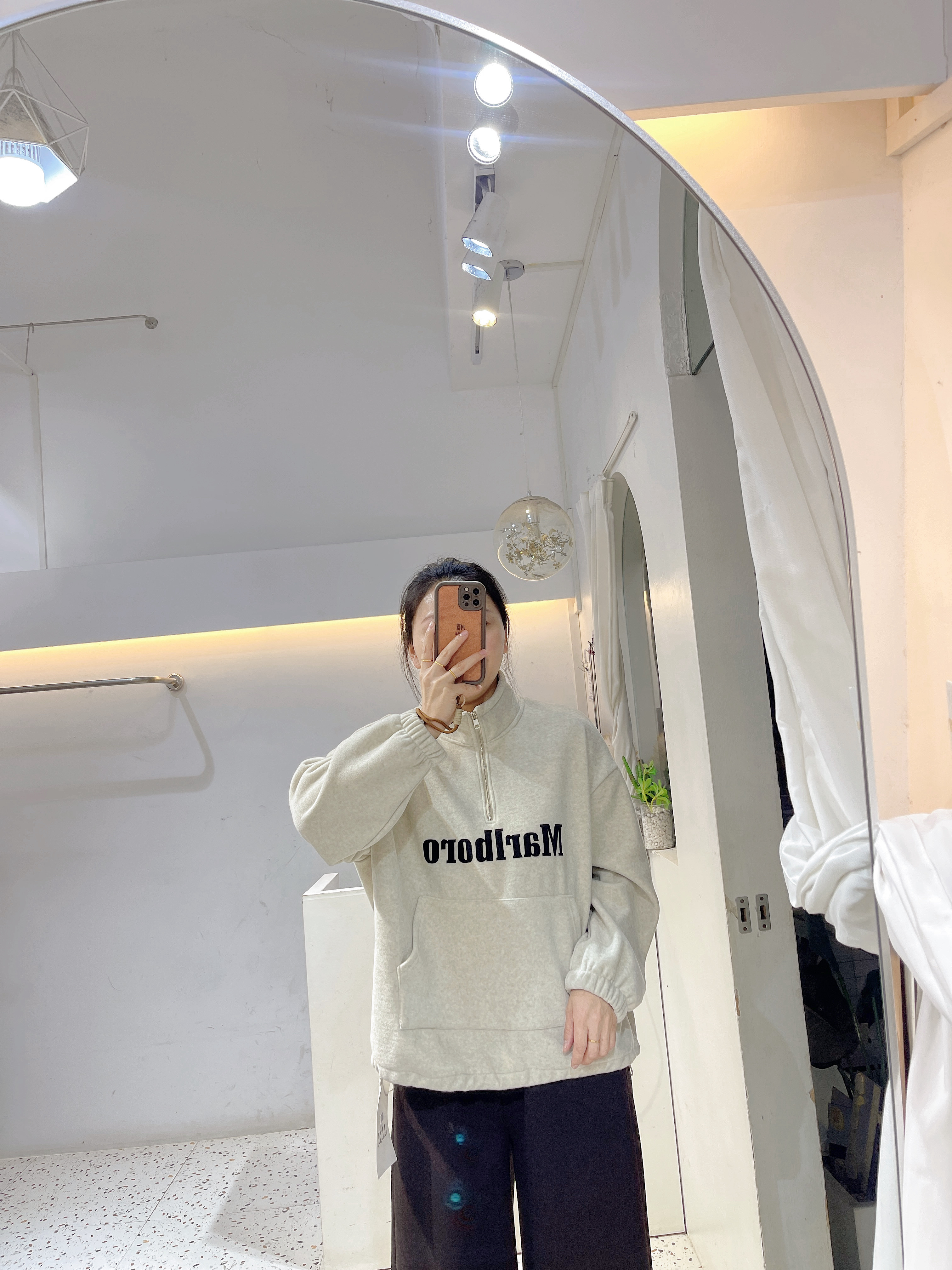 加绒字母卫衣韩版宽松慵懒风933