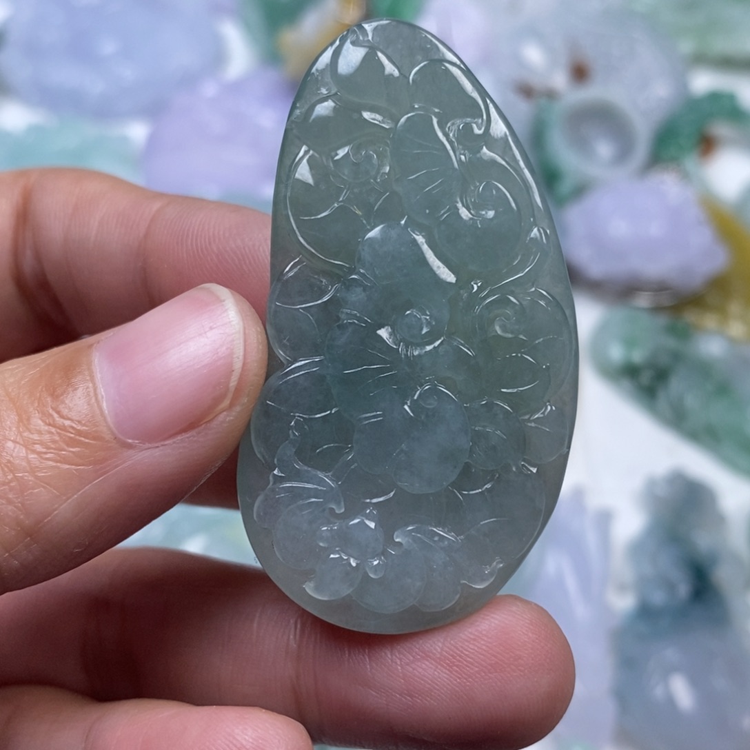 颈饰未镶嵌翡翠翡翠