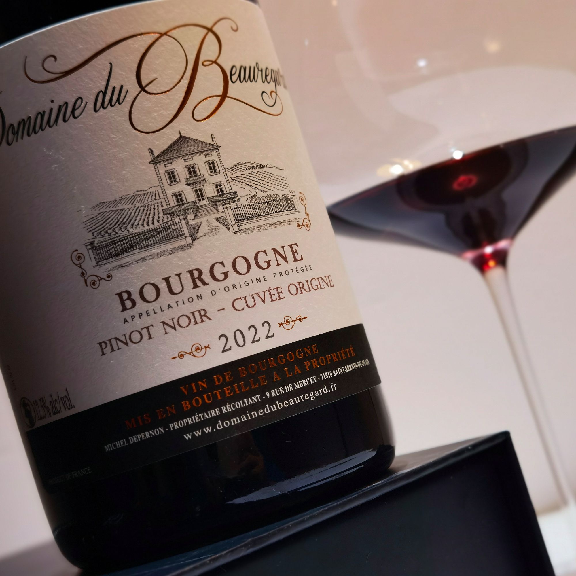 法国勃艮第宝丽嘉酒庄（SANTENAY村）起源特酿黑品诺干红2022
