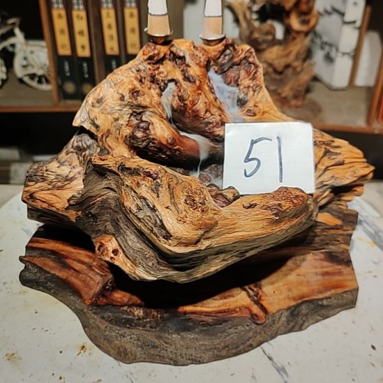 神***哥泥塑51北沉香琥珀木天然造型山水