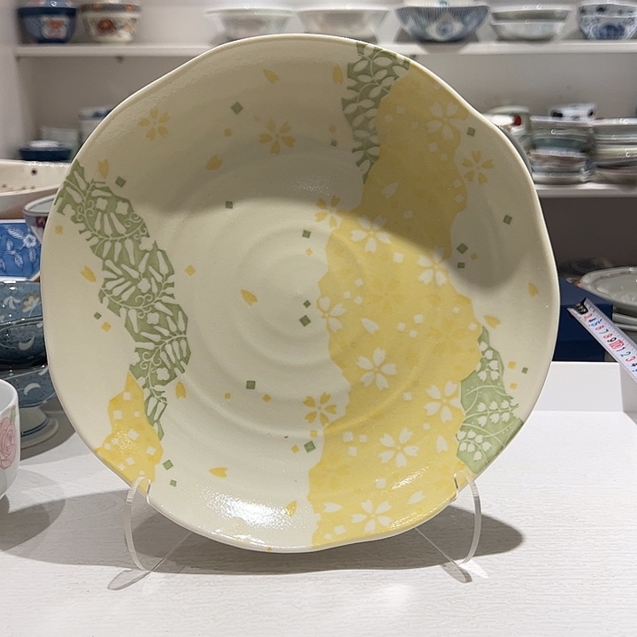 倪***倪瓷梦儿樱花有深度菜盘子一个超美