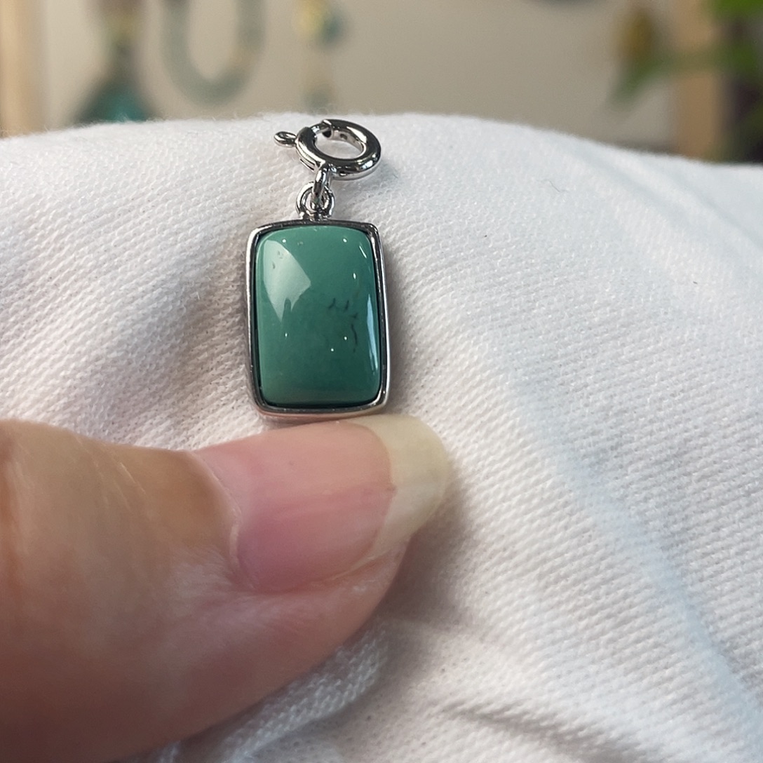 绿松石银S925镶嵌配饰