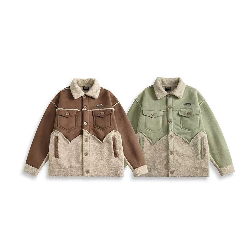 【FEEYUOO潮服羊羔绒保暖加绒加厚棉服棉衣秋冬秋季】MF38冬季